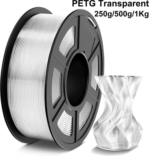 Transparent grünes PETG Filament für 3D-Drucker mit 1,75 mm Durchmesser - Bild 1