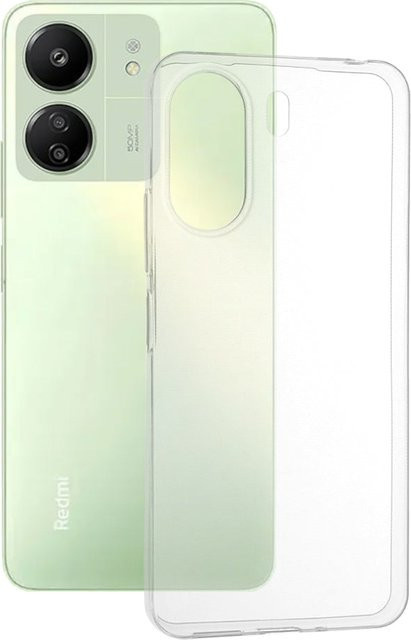 Techsuit Kameraschutz-Hülle für Xiaomi Poco C65 und Redmi 13C, Transparent - Bild 1