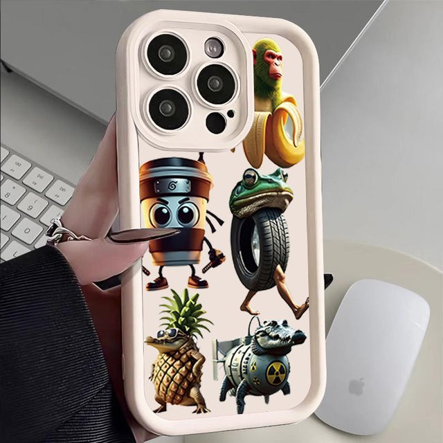 Geniale Ideen Schutzhülle für Samsung Galaxy A-Serie und S24+ in Weiß - Bild 1
