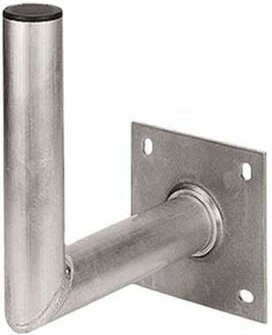 Hama SAT-Wandhalterung aus Aluminium in Silber mit 25 cm Wandabstand - Bild 1