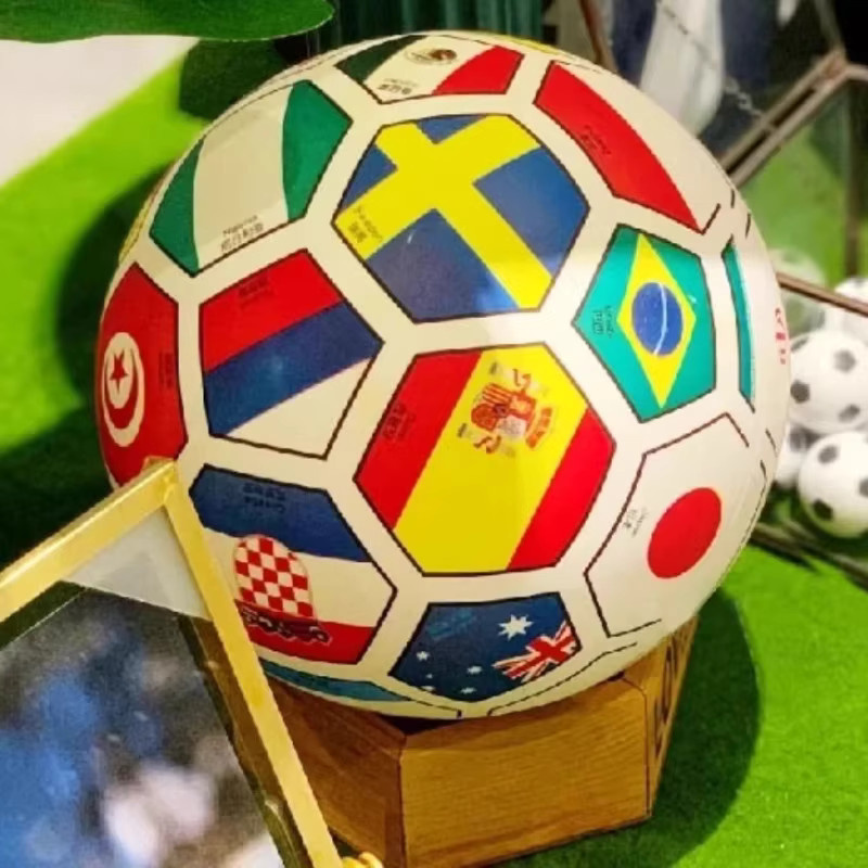 MYGVN Fußball DIY Färbung weiß Bunt / Mehrfarbig - Bild 4