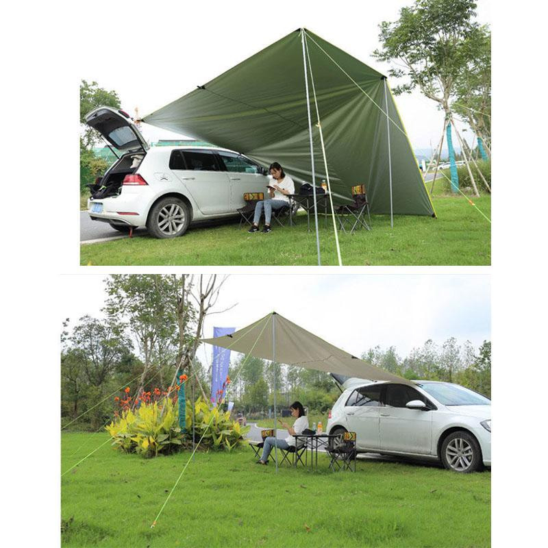 WTEMPO Wasserdichte Sonnenschutzplane aus Polyester für Camping und Outdoor, B/B: 220 x 300 cm - Bild 2
