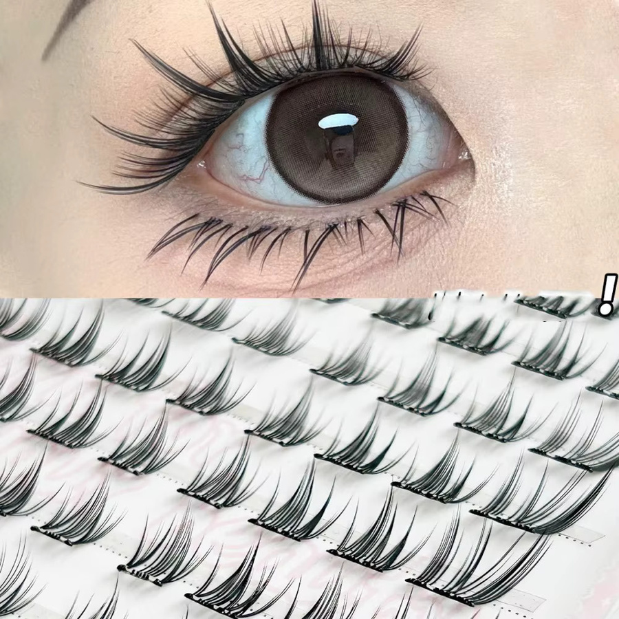 Cat Queen DIY Wimpernbüschel-Set, 10 Reihen, mit Klebeset und Wimpernzange - Bild 3