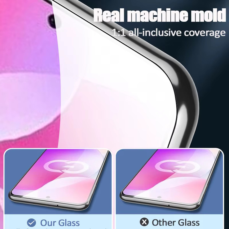 3er-Set gehärtete Displayschutzfolie aus Glas für Xiaomi Poco X6 X5 X4 Pro X3 GT 5G M3 M4 M5 M5S M6 Pro transparent - Bild 2