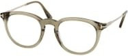 Tom Ford FT 5905-B Korrektionsbrille, Vollrand, Rund, Unisex, grün grau - Bild 1