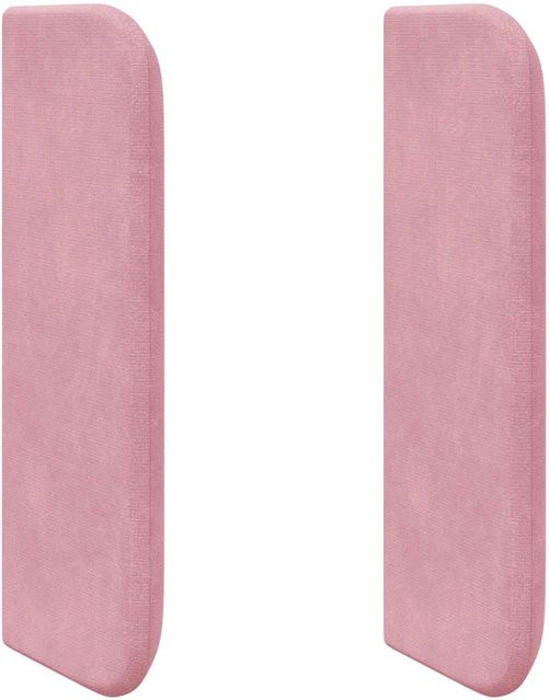 vidaXL Kopfteil Ohr in Rosa aus Samt, B/H/T: 40,5 x 40,5 x 4 cm - Bild 1