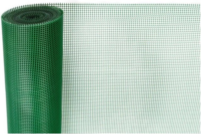 PROREGAL Kunststoffzaun GROWY Rankhilfe in Grün mit Vierkantstruktur, H x L: 1 x 10 m, Maschenweite 5 x 5 mm, 300g/m2, Gartennetz für Pflanzenschutz und Beeteinfassung - Bild 1