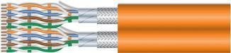 Digital Data Communications equip Pro Cat.7 SFTP Ethernet LAN Bulkkabel, 500 m, orange, RAL 2003 - Bild 1