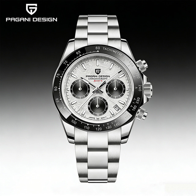 PAGANI DESIGN Chronograph, Quarzuhr, Edelstahl, Saphirglas, Herren - Bild 1