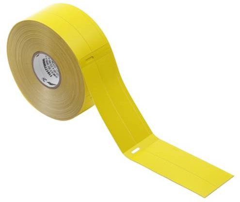 Weidmüller Beschriftungssystem Drucker gelb mit Aufklebe-Montage und einer Beschriftungsfläche von Breite: 103 mm, Höhe: 22,6 mm - Bild 1