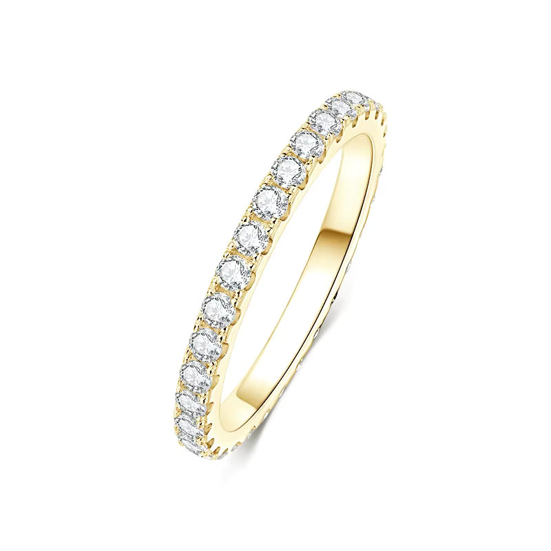 Anziw Ring, Moissanit, 14k vergoldet, Damen - Bild 2