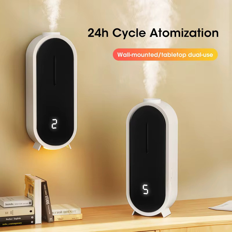 NOCCLILI Ultraschall-Aromatherapie-Diffusor in Weiß mit 50 ml Fassungsvermögen für Zuhause und Auto - Bild 3