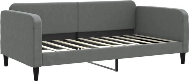 vidaXL Tagesbett Dunkelgrau mit Polsterung und Schlaffunktion, B/T/H: 190 x 100 x 75 cm - Bild 1