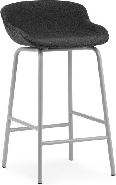 Normann Copenhagen Hyg Barhocker mit Vollpolsterung in Grau im skandinavischen Stil, Höhe: 65 cm - Bild 1