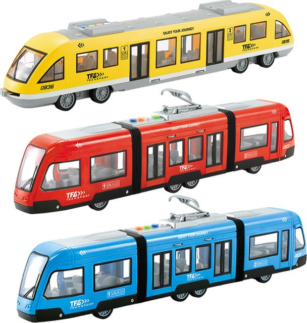 LM1997 Diecast Train Model Subway Toy 1:16 Bunt / Mehrfarbig - Bild 1