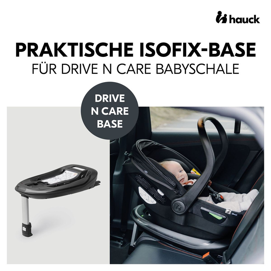 Hauck Isofix-Basisstation Drive N Care Base für Babyschalen in Schwarz - Bild 1