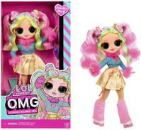 L.O.L. Surprise O.M.G. Entry Doll Bubblegum D.J. Puppe in Neon-Bunt und Beige
