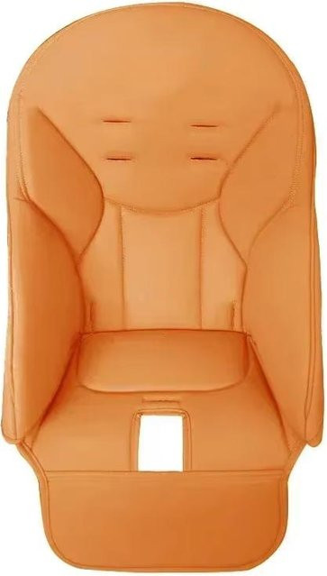 MARKET-2 Sitzkissen für Baby-Esszimmerstühle und Kinderwagen aus Kunstleder in Orange - Bild 1