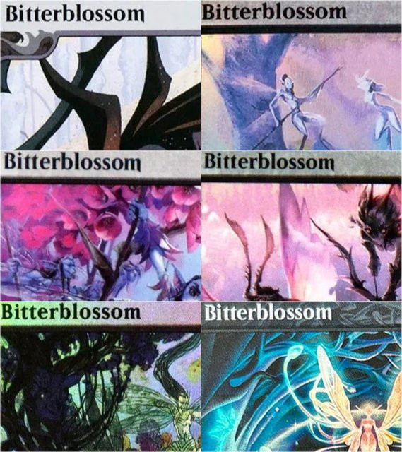 Bitterblossom TCG Proxy Magisches Kartenspiel, Schwarz, Brettspiel - Bild 1