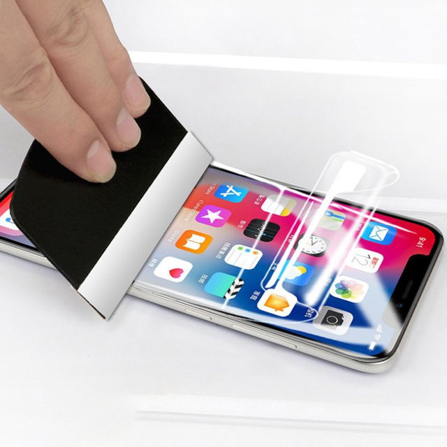 SD&HI Hydrogel Schneiden Plotter Film Rakel und Schaber Set für Screen Protector zum Blasenfreien Auftragen in Schwarz - Bild 1
