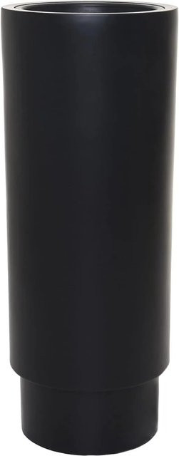 Vivanno Blumentopf Escada modern rund Schwarz B/T/H: 35 x 35 x 90 cm - Bild 1