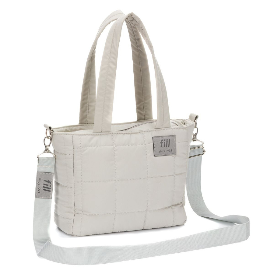 Fillikid Wickeltasche Vienna Small mit Wickelunterlage und Befestigungshaken in Stone Grey - Bild 1