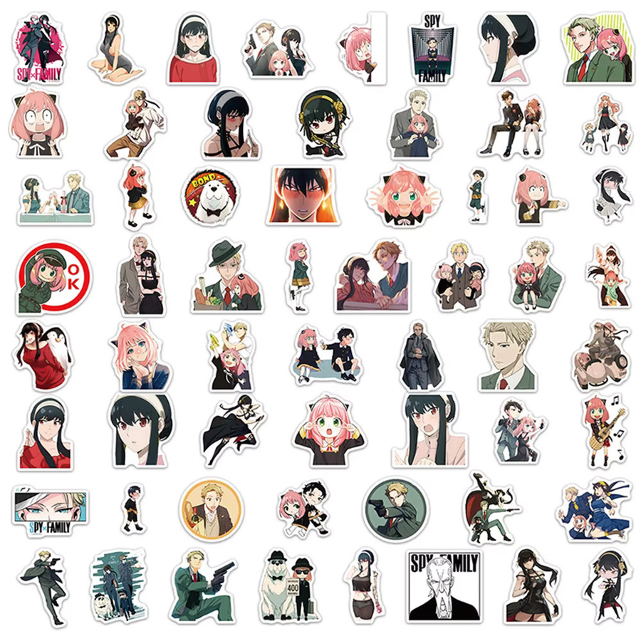 Bandai SPY×FAMILY Anya Forger Aufkleber, Nachfüllpack, Bunt / Mehrfarbig - Bild 4