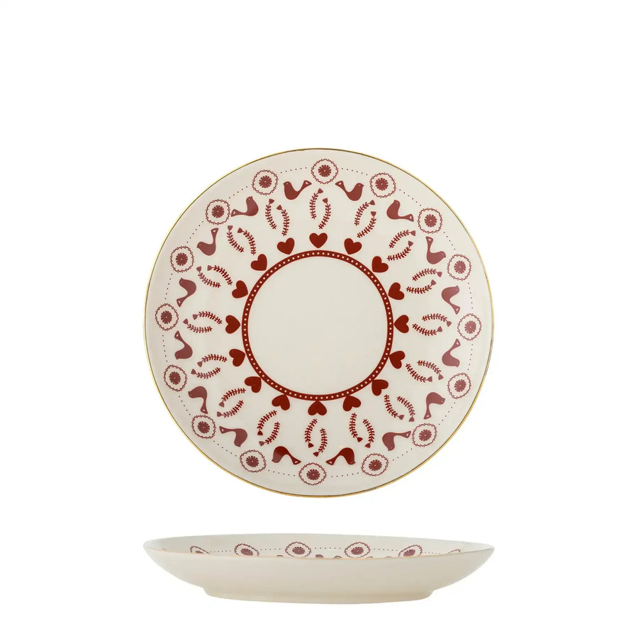 Bloomingville Steingutteller Jolly mehrfarbig Durchmesser: 16 cm - Bild 1