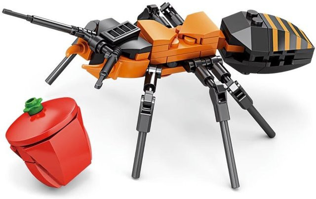 Wucifang Bags Bausteine Insekten Miniatur, Bunt / Mehrfarbig - Bild 1