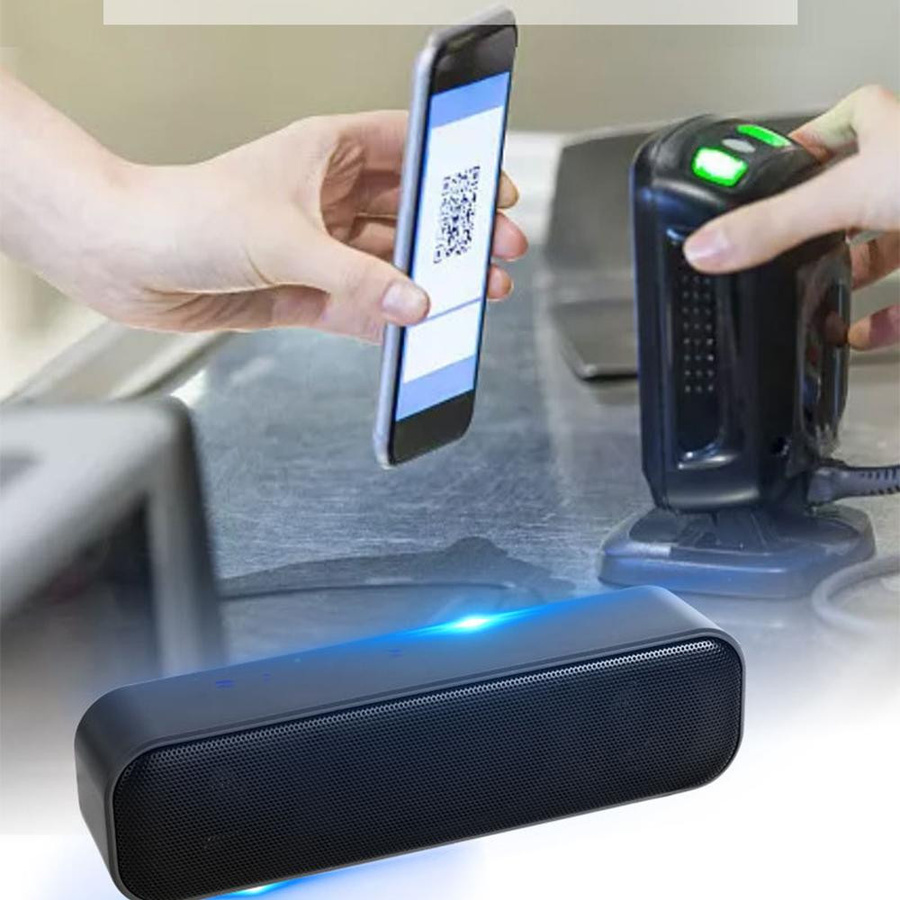 Honor Electronics Soundbar Mini-Computer-Lautsprecher, kabelgebundener USB-Desktop-Stereo-Lautsprecher in Schwarz - Bild 6