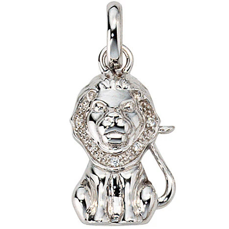 Colfem Anhänger Sternzeichen Löwe, 925 Silber, Zirkonia, Unisex - Bild 1