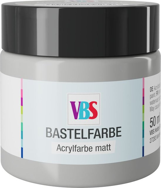 VBS Bastelfarbe Grau, 50 ml - Bild 1