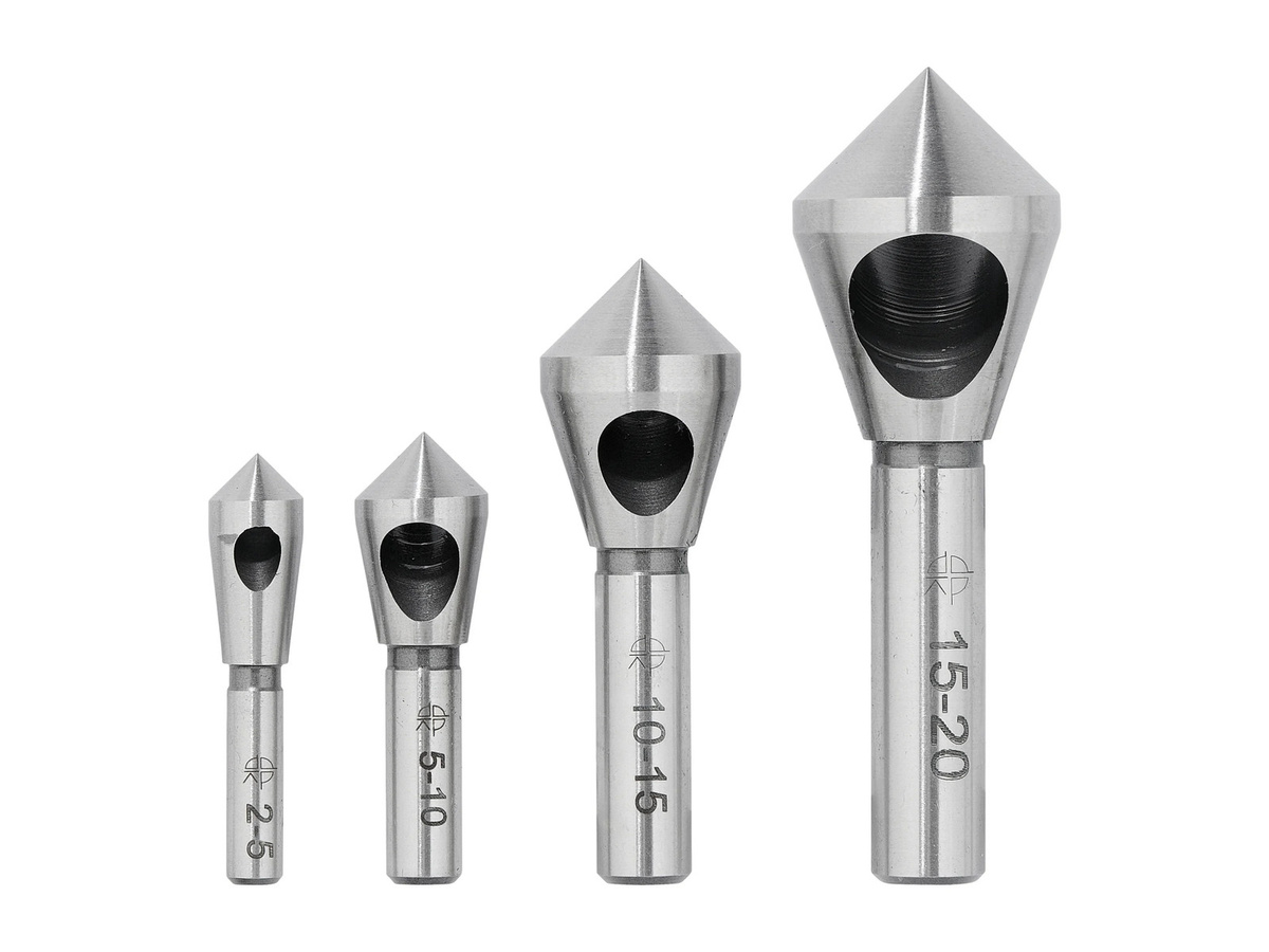 Parkside HSS Querlochsenker-Set, 4-teilig, Silber - Bild 2