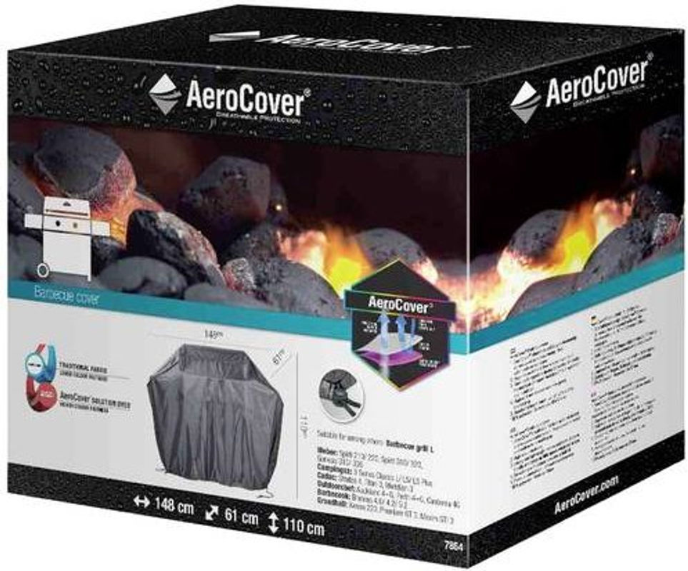 Aerocover Grill-Schutzhülle für Gasgrills, Anthrazit, B/T/H: 148 x 61 x 110 cm - Bild 2