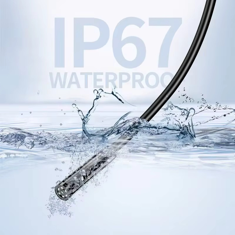 GUANMOU Industrie-Endoskopkamera 3-in-1 USB-Boreskop IP67 Wasserdicht in Gelb-Schwarz für Android-Smartphone und PC - Bild 3