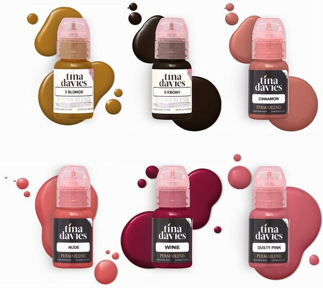 Tina Davies Permanent Make-up Tinten, Tattoo Pigment - Bild 1