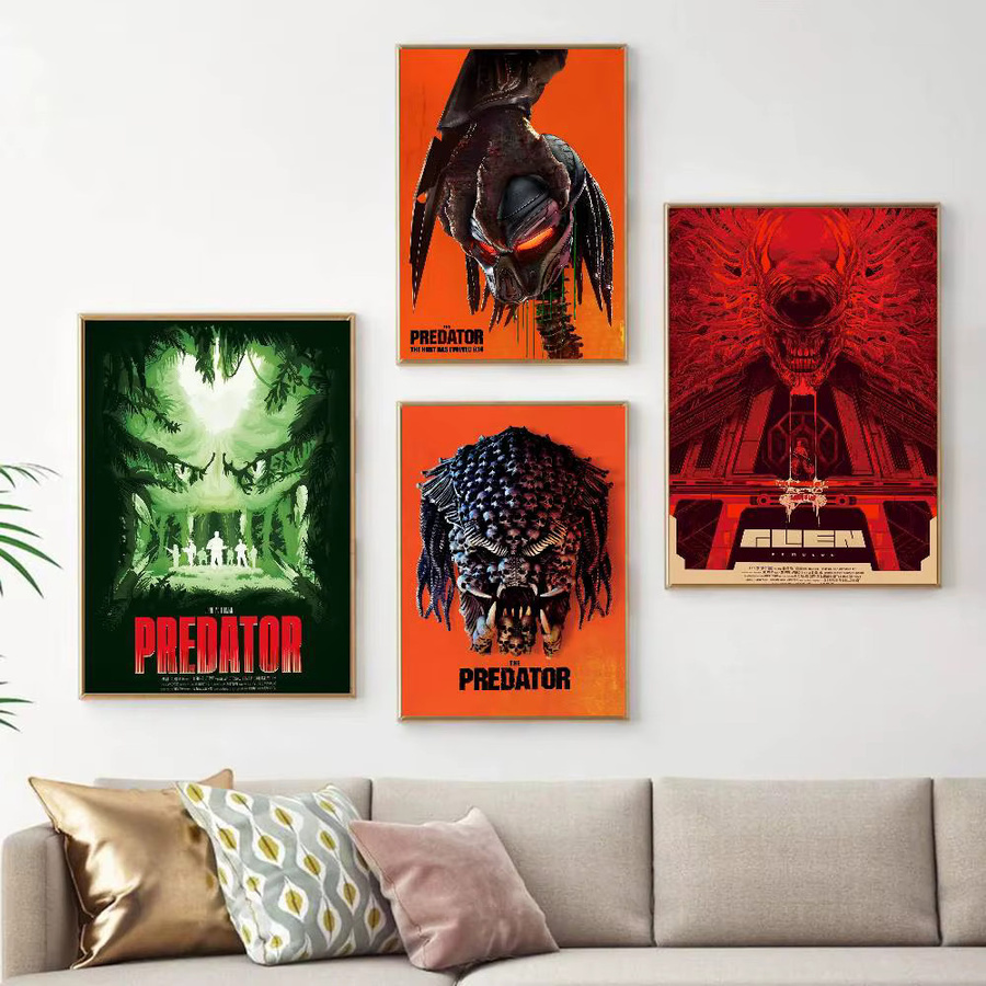 The Predator Classic Movie Poster Wandkunst als modernes HD-Qualität Gemälde für deine Heimdekoration - Bild 1