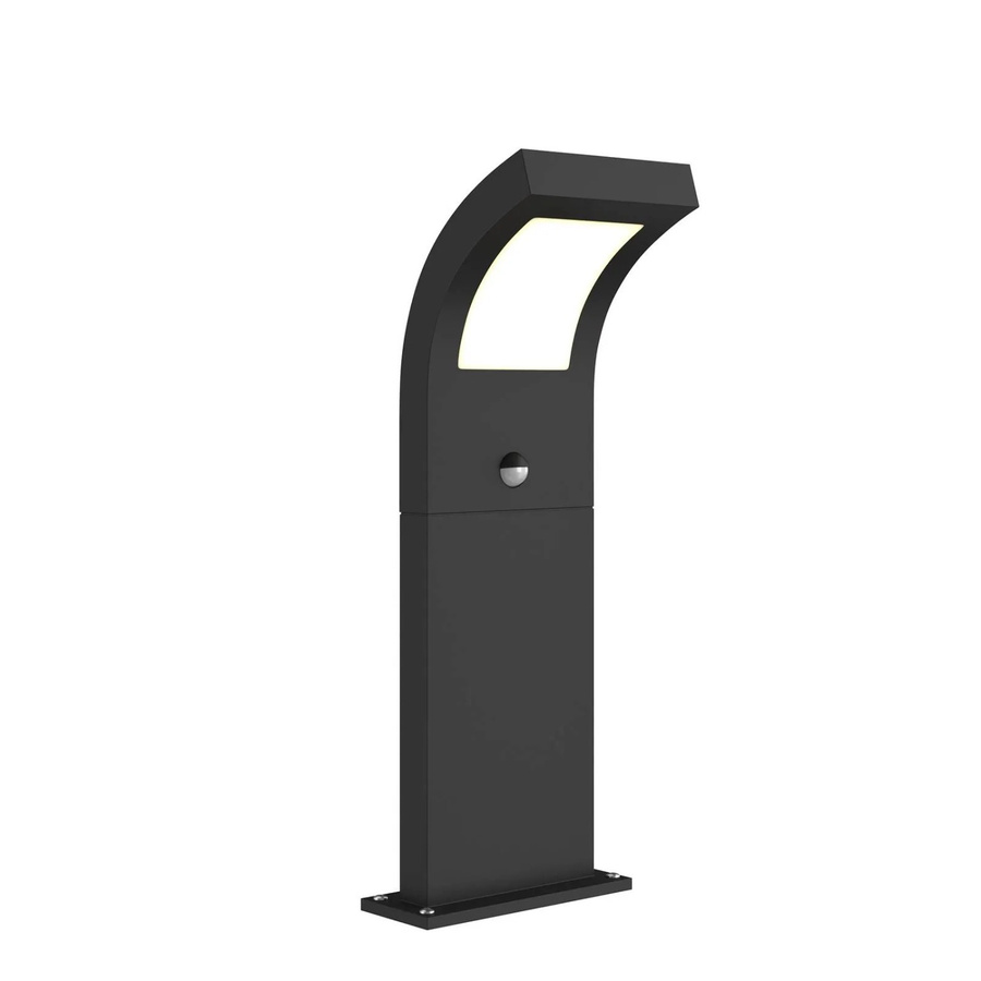 Advik Arcchio LED Außenleuchte mit Bewegungsmelder, moderne Wandleuchte aus Aluminium in Schwarz, IP54, H x B x T: 18,5 x 13,5 x 18,0 cm - Bild 2