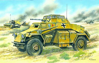 ICM Sd.Kfz. 222 German Light Armoured Vehicle, Modellfahrzeug, 1:72 - Bild 1