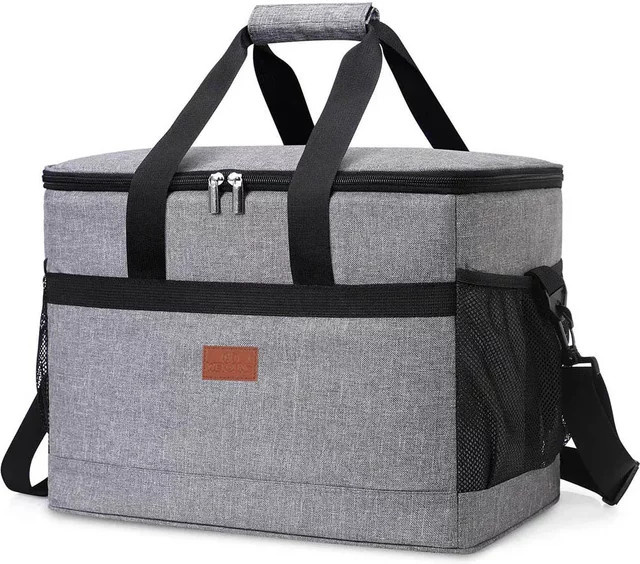 LISM Isolierte Kühltasche in Grau mit 32L Volumen für Camping und Picknick - Bild 1