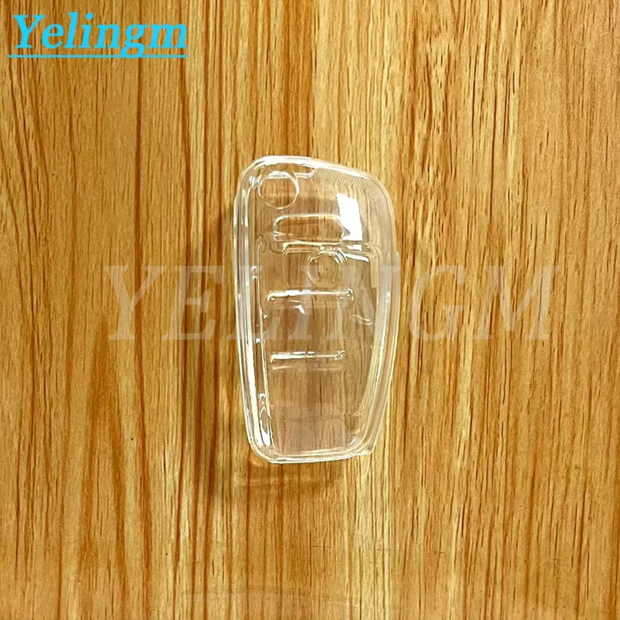 YELINGM Transparente TPU-Schlüsselhülle als Schutzhülle für Audi Klappschlüssel (A1 A3 A4 A5 A6 A7 Q3 Q5 S6 B6 B7 B8 C6 8P 8V 8L TT RS) - Bild 3