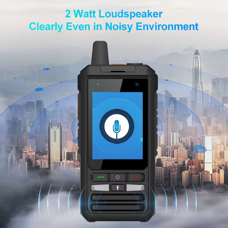 UNIWA F80S Smart Walkie Talkie Smartphone mit Android 10, Zello PoC Radio, 1 GB RAM, 8 GB ROM, Dual SIM und 4000 mAh Akku in Schwarz - Bild 3