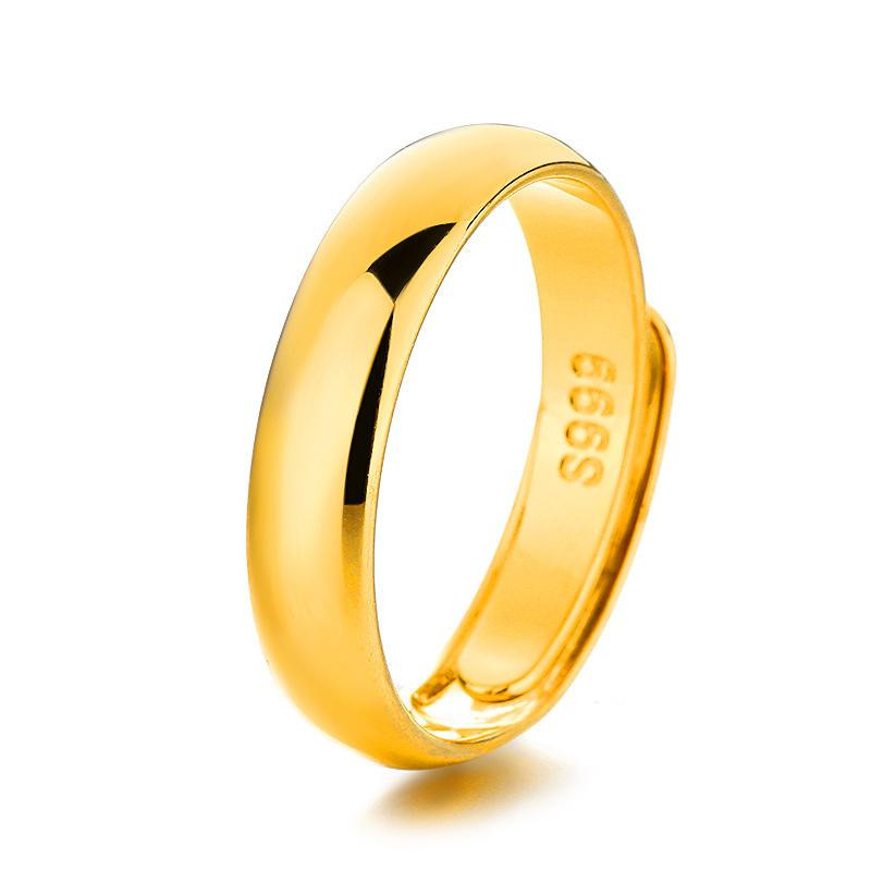CY-jewelry Ehering 999 Gold, verstellbar, Unisex - Bild 2