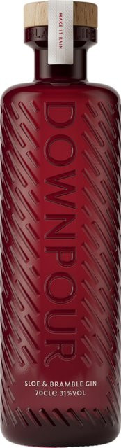 Downpour Sloe & Bramble Gin Likör, Schottland, 31 % Vol., 0,7 l - Bild 1