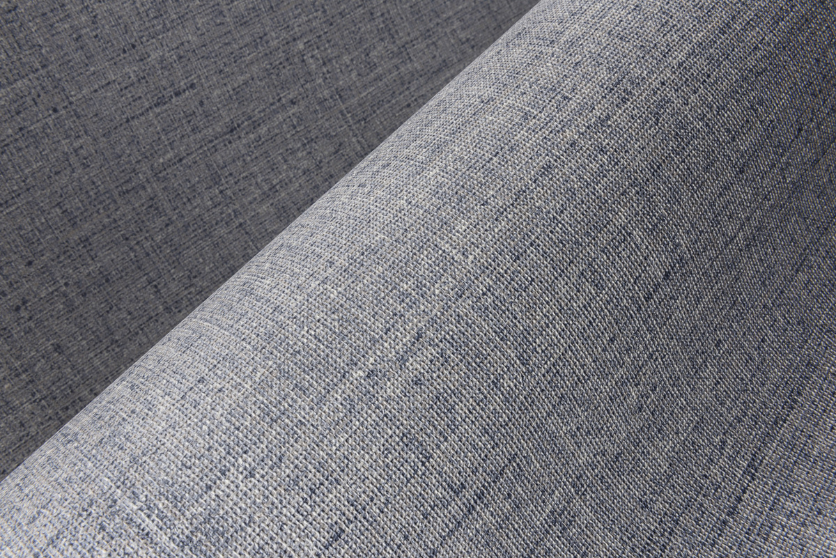 Arte Tapete Ovillo Slate in Grau und Blau mit abstraktem Design aus Vinyl - Bild 2