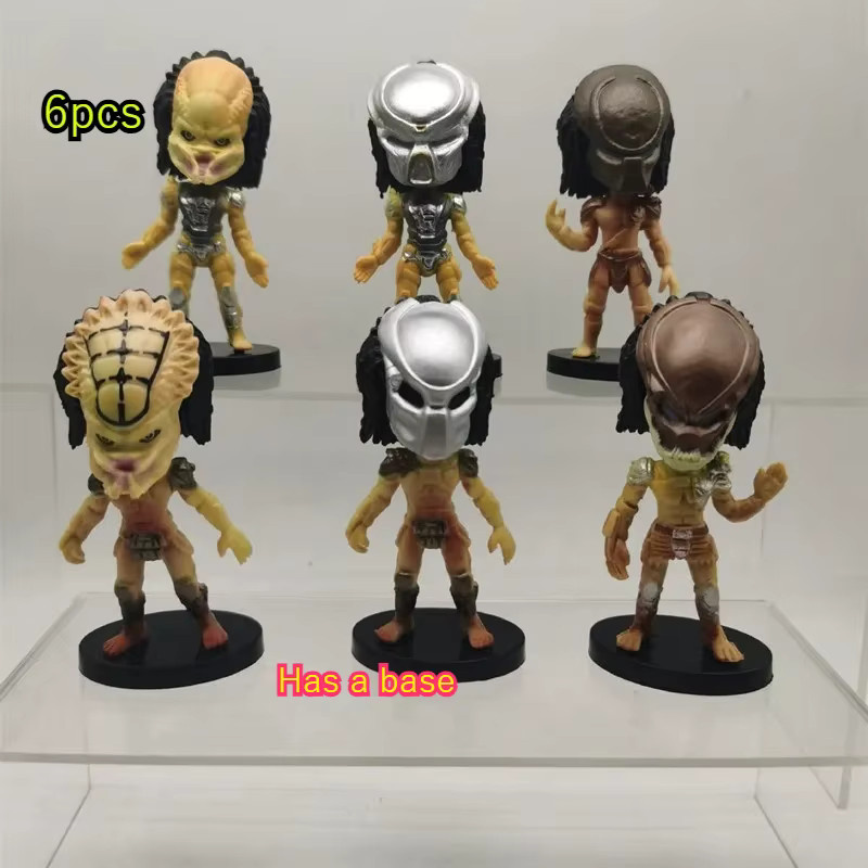 NECA Scale Ultimate P1 Jungle Hunter Jungle Demon Concrete Clan Leader, Actionfiguren, 6-teiliges Set - Bild 2