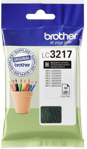 Original Brother Tintenpatrone LC-3217BK Schwarz für Inkjet-Drucker - Bild 1