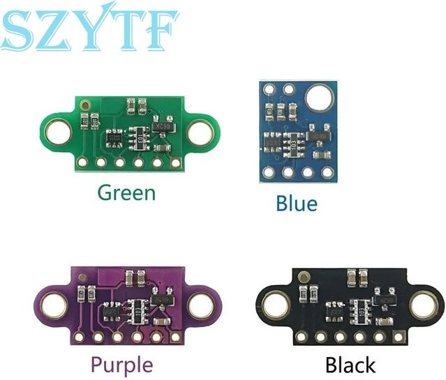 SZYTF GY-530 VL53L0X Time-of-Flight Laser-Entfernungssensor Breakout Modul mit I2C Schnittstelle, 940 nm, Lila - Bild 1