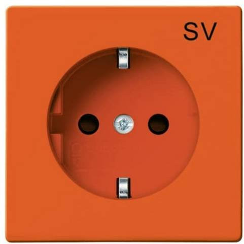 ABB Geräteeinsatz Steckdose IP20 in Orange - Bild 1