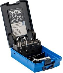 PFERD HSS-Kegelsenker-Set 5-teilig DIN 335 C 90 Grad mit HICOAT-Beschichtung HC-FEP in Multicolor - Bild 1